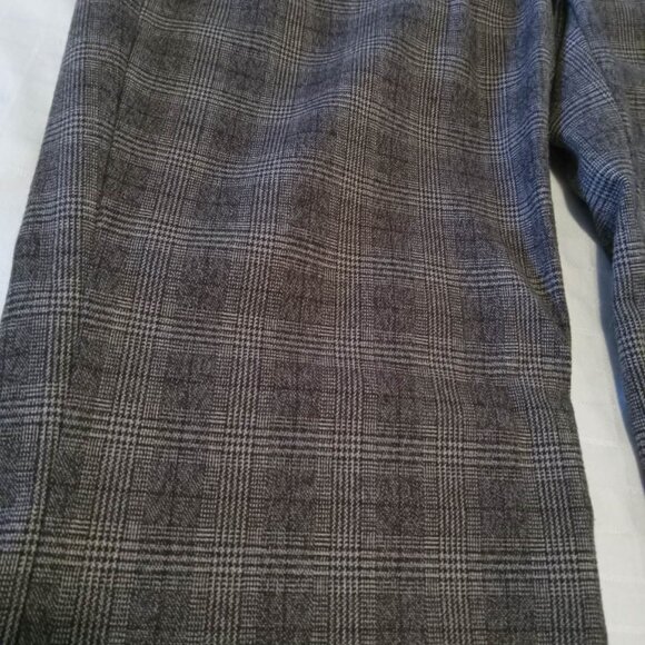 Hippie pants with checks and thin lines in shades of brown and black - Picture 2 of 9